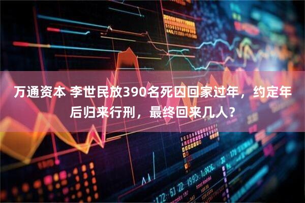 万通资本 李世民放390名死囚回家过年，约定年后归来行刑，最终回来几人？